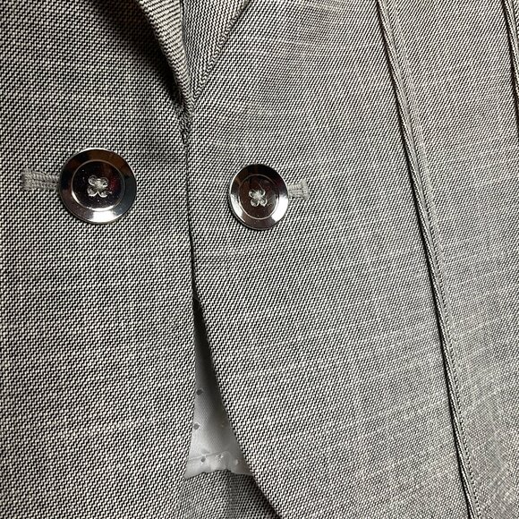 WHBM NWT Quality Detailed Blazer Jacket Sz 14 Gray *Coupon Eligible* Orig $158 - Picture 6 of 13